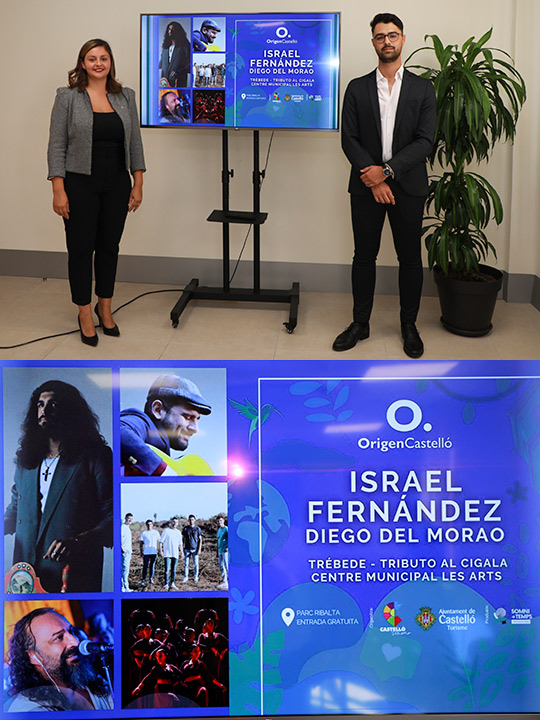 El Patronato de Turismo presenta la V edición del Festival Origen con Israel Fernández como cabeza de cartel y consolidando a Castellón como el epicentro cultural y de ocio de este otoño