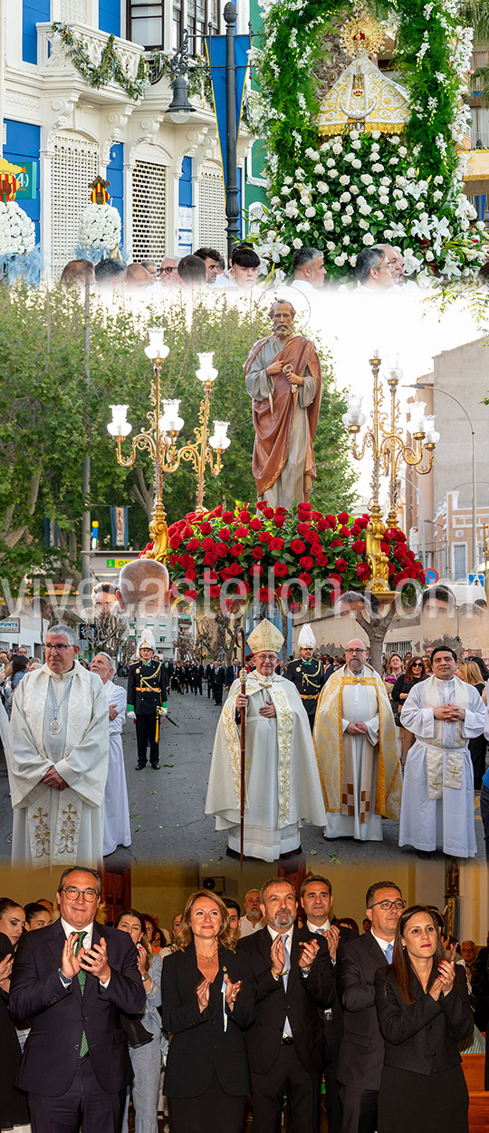 La Mare de Déu del Lledó llega al Grau entre el cariño de miles de vecinos del Distrito Marítimo 