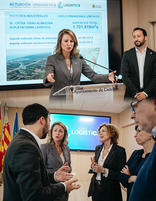 Begoña Carrasco: “Logistics llega para atraer más inversiones, más empresas, más empleos de calidad y mayor bienestar a la ciudad de Castellón”