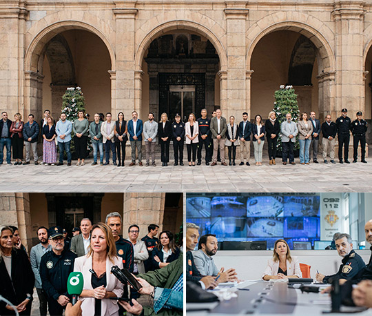 Begoña Carrasco traslada las condolencias por las víctimas y la solidaridad con los afectados por las inundaciones en Valencia poniendo a disposición de la Generalitat y Diputación los medios de la ciudad de Castellón