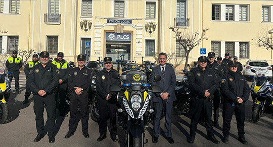 La Policía Local de Castellón renueva su parque de motocicletas con 21 vehículos nuevos 
