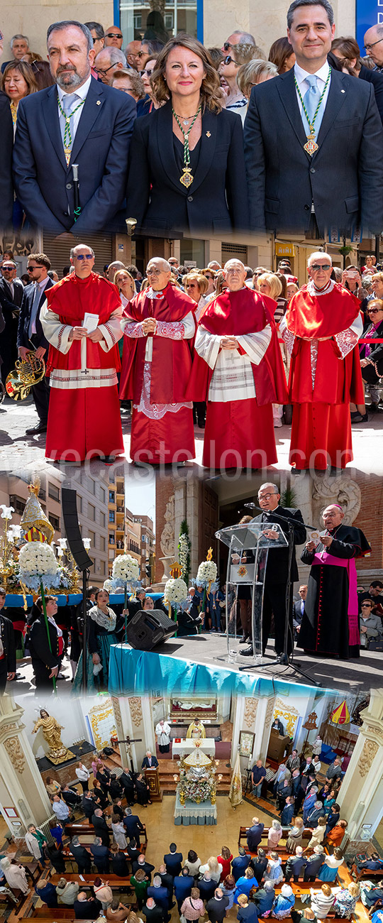 Castellón recibe a la Mare de Déu del Lledó que inicia su peregrinar por toda la ciudad en el Centenario de su Coronación Castellón recibe a la Mare de Déu del Lledó que inicia su peregrinar por toda la ciudad en el Centenario de su Coronación