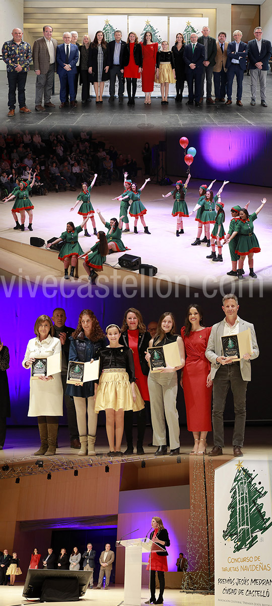 Entrega de premios del Concurso de Postales Navideñas Premios Jesús Medrano-Ciudad de Castellón 