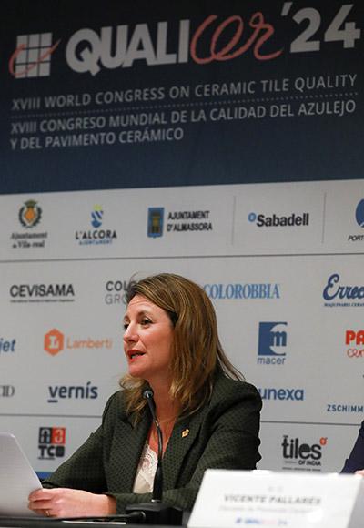 Presentación de Qualicer 2024, XVIII Congreso Mundial de la Calidad del Azulejo y Pavimento cerámico