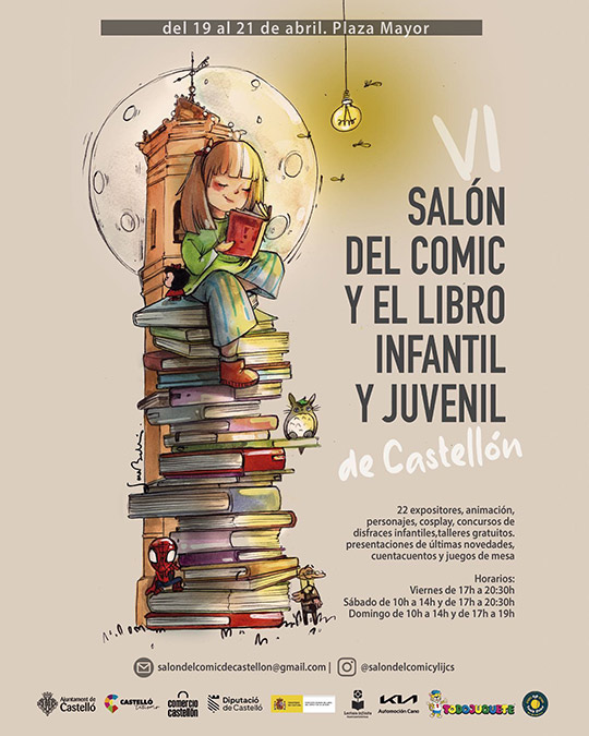 Arranca el VI Salón del Cómic en la plaza Mayor con más de 20 casetas 