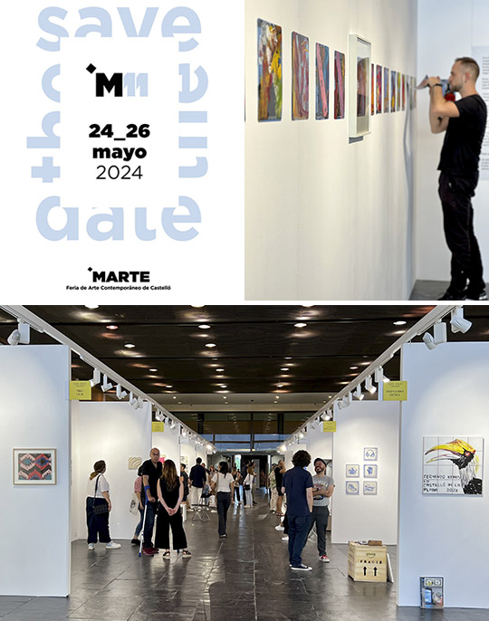 Feria de Arte contemporáneo de Castelló MARTE, del 24 al 26 de mayo