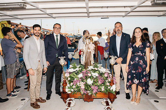 El Grao celebra las fiestas en honor a la Virgen del Carmen, patrona de los marineros, con la Misa y Procesión Marítima