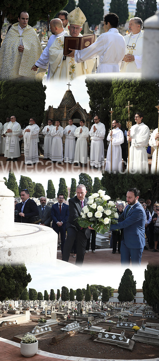 El gobierno municipal celebra la festividad de Todos los Santos con la tradicional visita a los cementerios