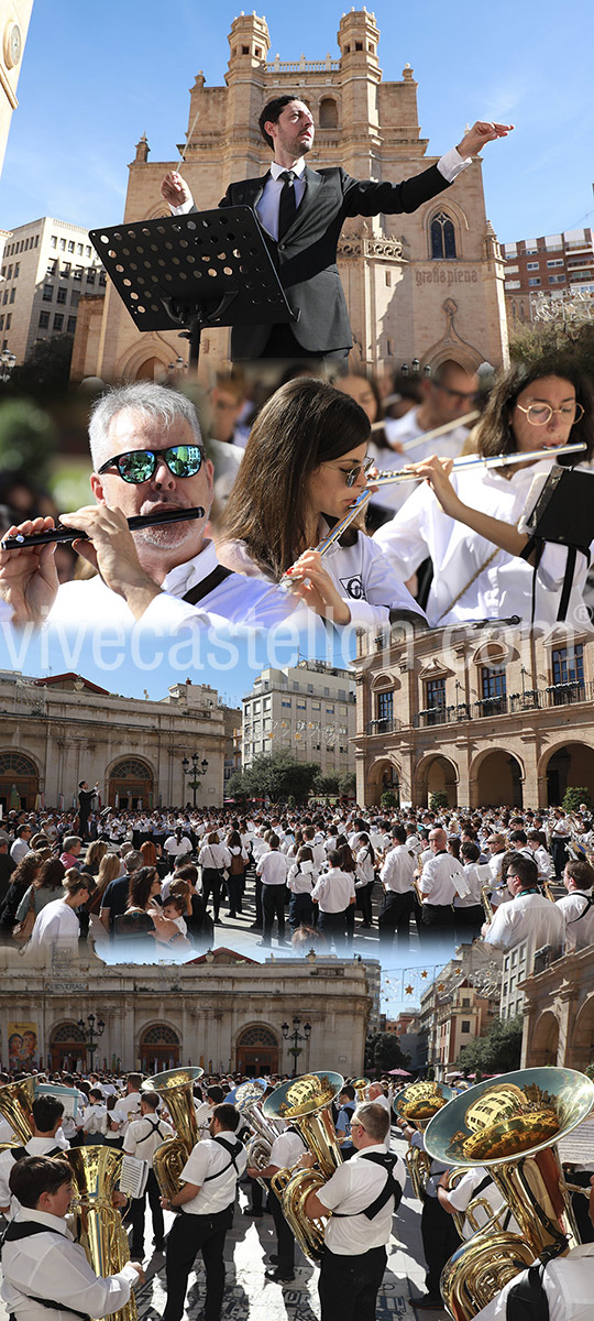 La Generalitat Valenciana celebra en Castellón el centenario del Himno Regional con más de 1.000 músicos de la provincia La Generalitat Valenciana celebra en Castellón el centenario del Himno Regional con más de 1.000 músicos de la provincia