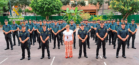 83 guardias civiles alumnos se incorporan a sus unidades