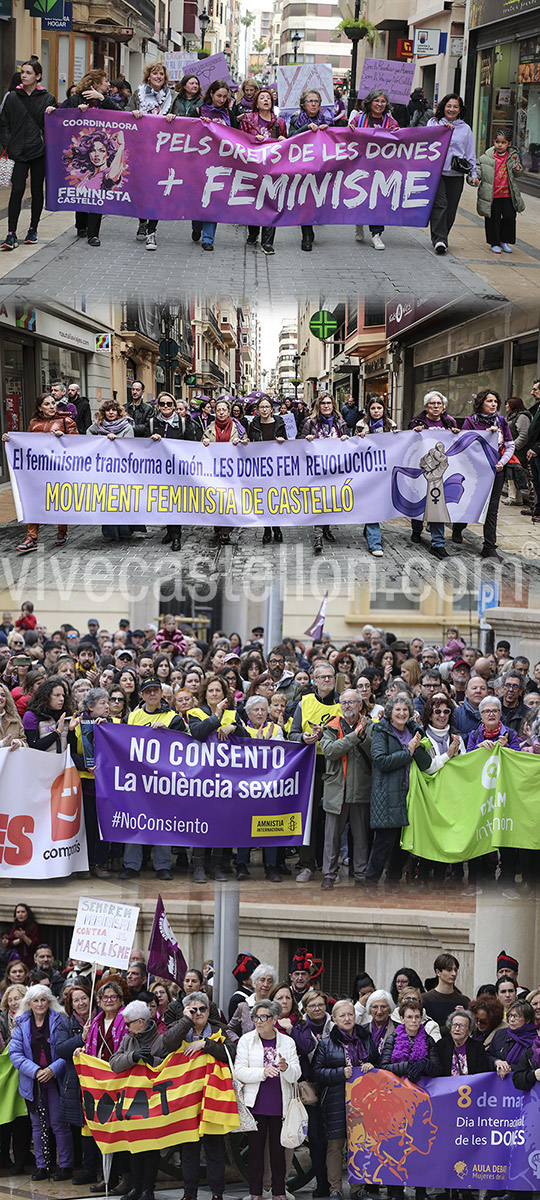 Manifestación del 8M, Día Internacional de la Mujer 
