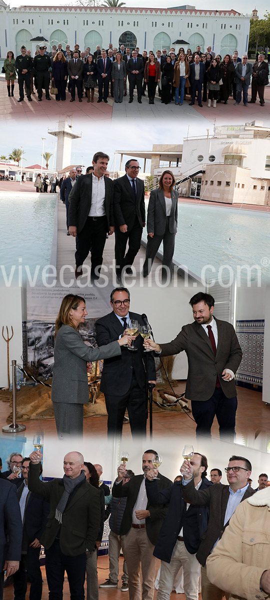 Brindis navideño con la comunidad portuaria