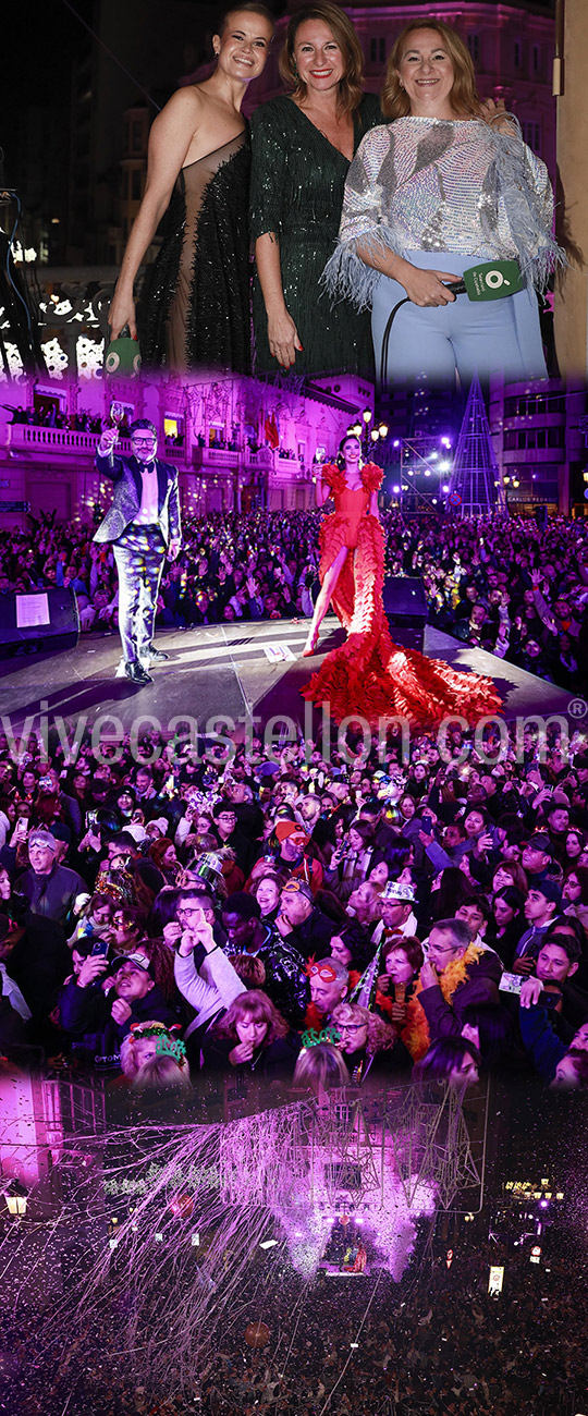 Castellón recibe el 2026 con una celebración masiva y por todo lo alto en la Puerta del Sol al estilo de las grandes capitales