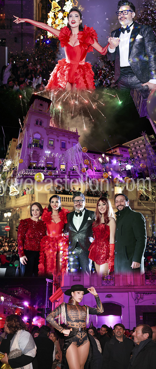 Castellón recibe el 2026 con una celebración masiva y por todo lo alto en la Puerta del Sol al estilo de las grandes capitales