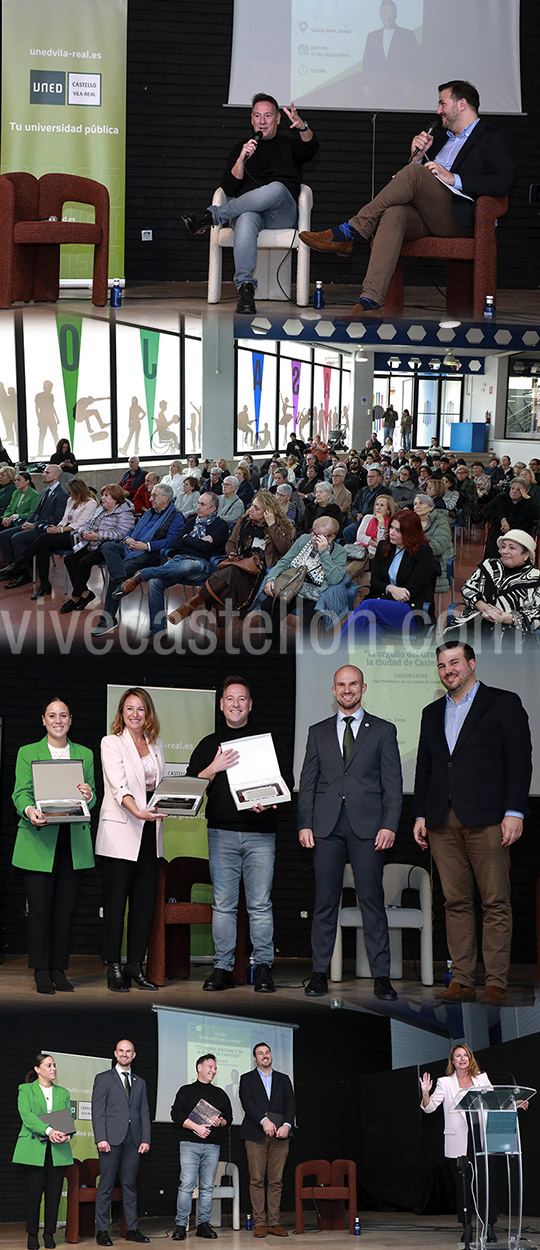 Carlos Latre protagoniza una nueva jornada del Aula UNED Senior en el Grao de Castellón