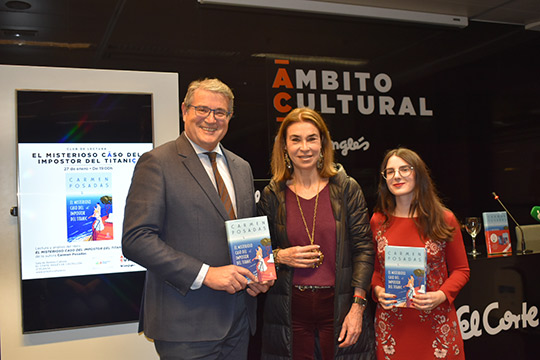 Carmen Posadas protagonista hoy del Club Literario de Ámbito Cultural de El Corte Inglés