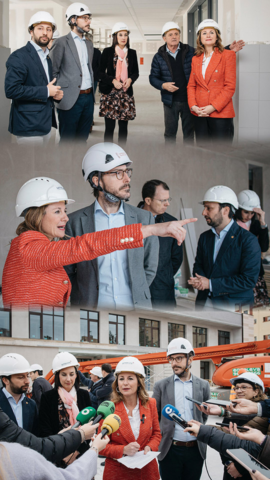 El CEIP Mestre Canós se encuentra ya al 80% de su ejecución y estará listo para recibir a su alumnado con el inicio del curso 2025/2026 El CEIP Mestre Canós se encuentra ya al 80% de su ejecución y estará listo para recibir a su alumnado con el inicio del curso 2025/2026