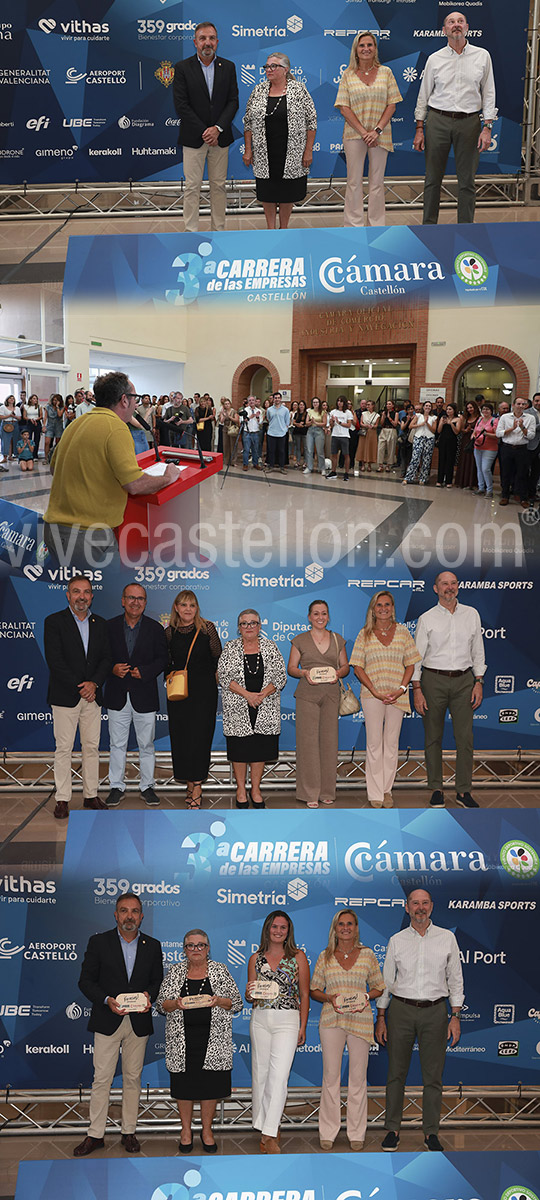 La Carrera de las Empresas Cámara de Comercio Castellón cierra su tercera edición con la Gala de Entrega de Premios 