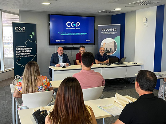 La Diputación de Castellón y Espaitec refuerzan su apoyo a los emprendedores e inician la XIII edición de Castellón Global Program de la mano de 12 empresas 