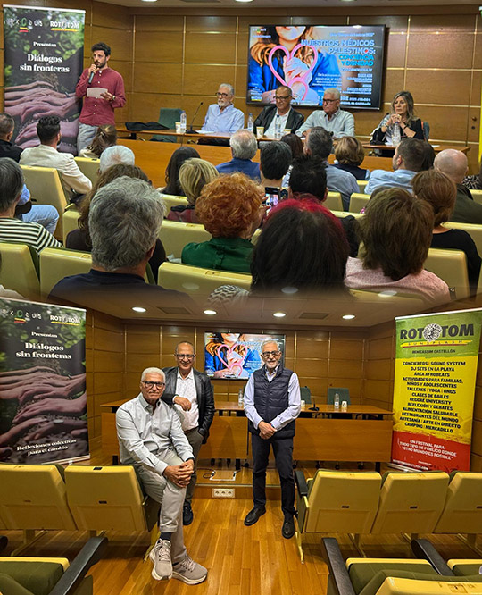 La Fundación Exodus del Rototom Sunsplash reconoce en Castellón la labor y compromiso humano de los médicos palestinos que residen en la Comunitat Valenciana