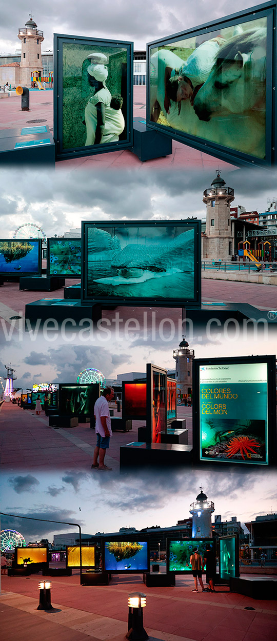 El Grao de Castellón descubre el significado del color en el mundo en una exposición de fotografías de National Geographic