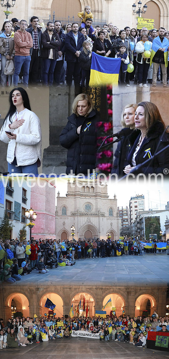 La alcaldesa de Castellón se solidariza con el pueblo ucraniano en el día en que se cumplen 3 años de la invasión rusa La alcaldesa de Castellón se solidariza con el pueblo ucraniano en el día en que se cumplen 3 años de la invasión rusa