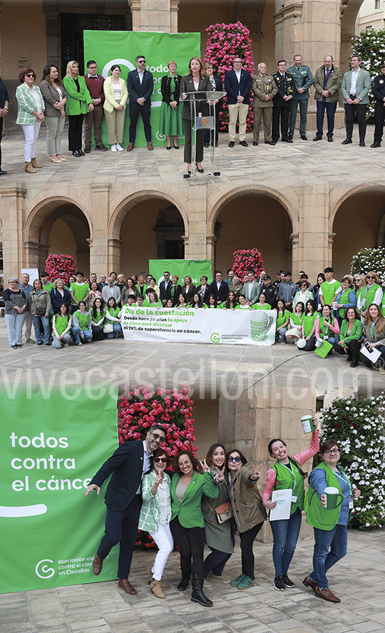 La Asociación Española Contra el Cáncer en Castellón sale a la calle para pedir a la sociedad su colaboración y superar el 70% de supervivencia