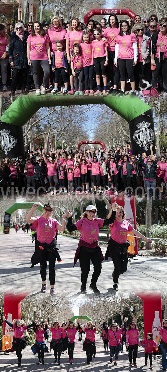 Una XIX Cursa de la Dona de récord reúne a más 4.300 mujeres por la Igualdad en las calles de Castellón