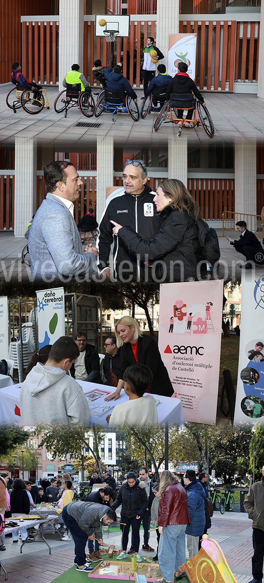 Cientos de castellonenses piden una Europa “para todas las personas” en el Día Internacional de las Personas con Discapacidad