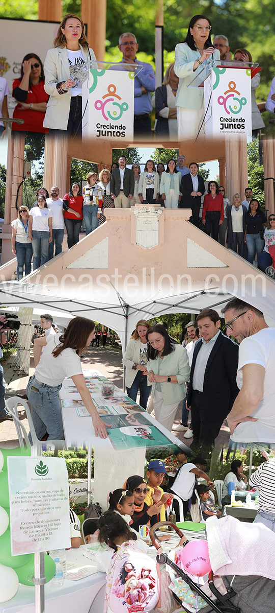 Castellón se convierte en capital de la familia con la participación de más de 40 entidades y centenares visitantes Castellón se convierte en capital de la familia con la participación de más de 40 entidades y centenares visitantes