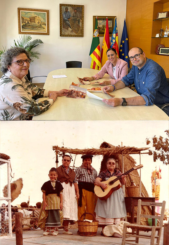 La Tenencia de Alcaldía del Grao y la Asociación Cultural La Barraca homenajean a los hermanos ‘Els Sesots’ convirtiéndolos en “nanos” para que regresen a la Cabalgata del Mar este Sant Pere