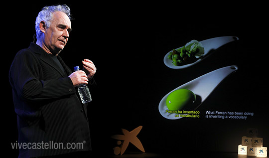 Ferran Adrià en Castellón con elBullifoundation