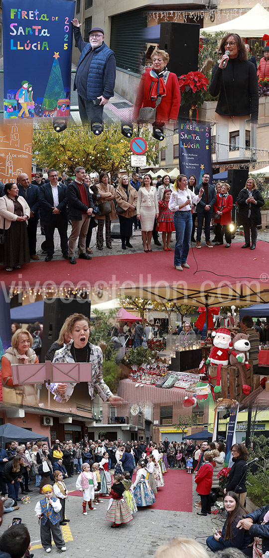 La plaza Mallorca acoge una nueva edición de la ‘Fireta de Santa Llúcia’ dentro de una amplia programación navideña