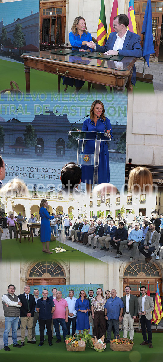 Carrasco firma el contrato de obra de remodelación integral del Mercado Central de Castellón en “un día histórico para la ciudad” Carrasco firma el contrato de obra de remodelación integral del Mercado Central de Castellón en “un día histórico para la ciudad”