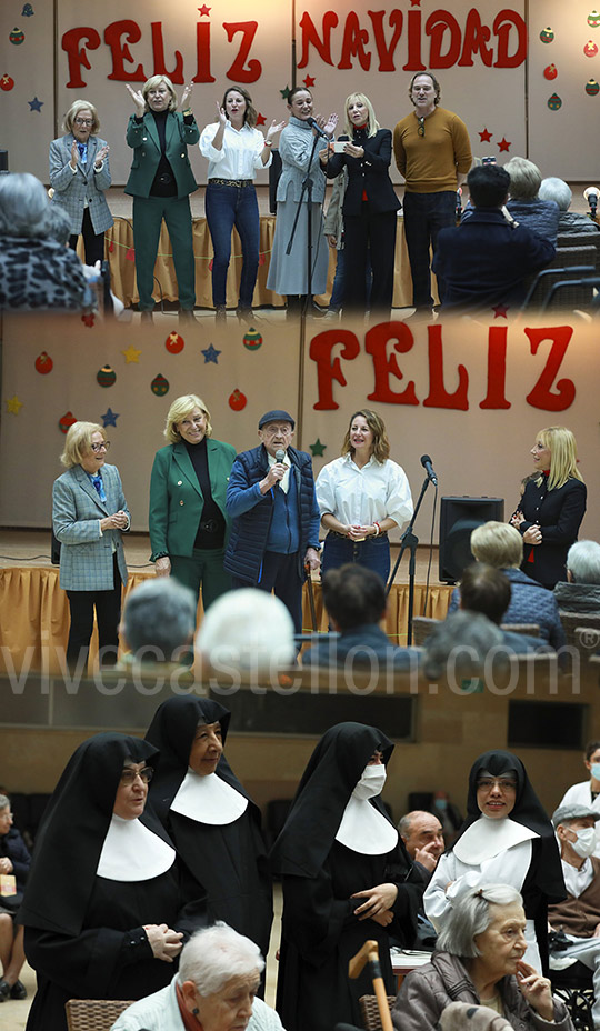 La alcaldesa  Begoña Carrasco pone en valor la labor del asilo Hogar Virgen de Lidón especialmente en Navidad
