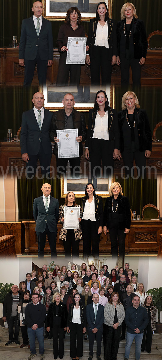 Castellón reconoce la labor de 47 docentes y celadores tras su jubilación