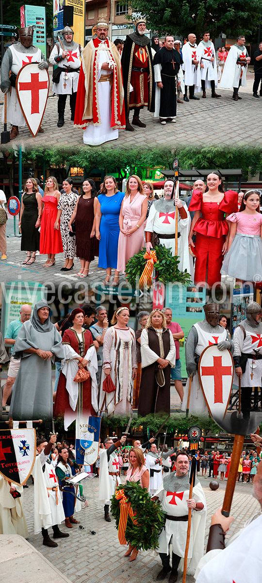 La alcaldesa participa en el homenaje al Rey Jaume I de la Asociación Cultural Cavallers Templers de Castelló La alcaldesa participa en el homenaje al Rey Jaume I de la Asociación Cultural Cavallers Templers de Castelló