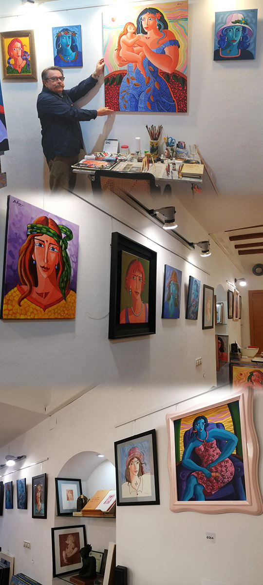 Luis Bolumar abre mañana la 14.ª edición de ‘Navidad con Arte. Regala Arte, regálate Arte’