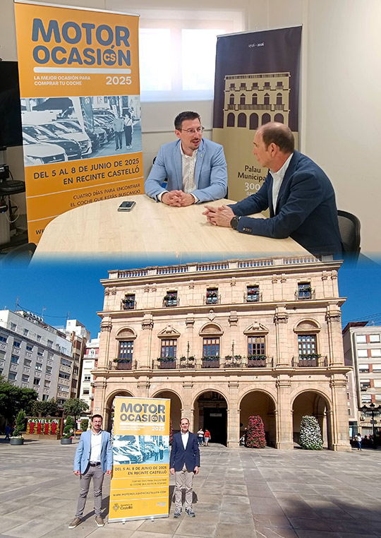 Motorocasión Castellón ultima detalles con el concejal de Comercio de la ciudad Motorocasión Castellón ultima detalles con el concejal de Comercio de la ciudad