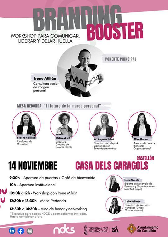 ●	Castellón se convierte en epicentro del liderazgo y la reputación con el Branding Booster de NDCS ●	Castellón se convierte en epicentro del liderazgo y la reputación con el Branding Booster de NDCS