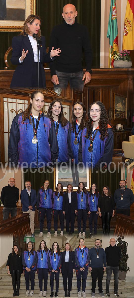 Carrasco destaca el éxito de las jugadoras del Nou Bàsquet Femení a las que agradece que lleven el nombre de Castellón a lo más alto 