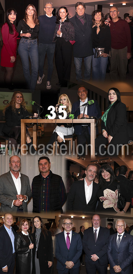 Onda Cero Castellón celebra su 35º aniversario en Sala Grau arropada por amigos, clientes y colaboradores