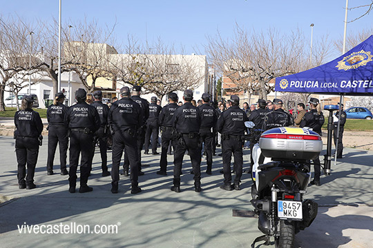 Presentación de la nueva unidad de Policía de Barrios y Urbanizaciones de Montaña de Castellón