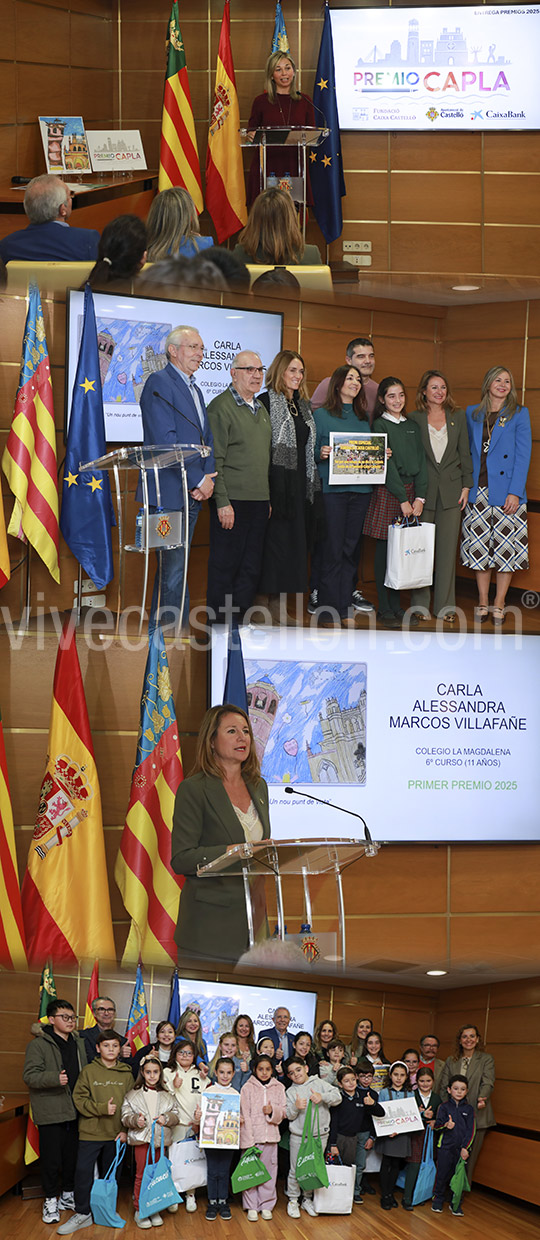 Castellón celebra la entrega del renovado Premio CAPLA y anuncia la exposición de los dibujos en la oficina All In One de CaixaBank