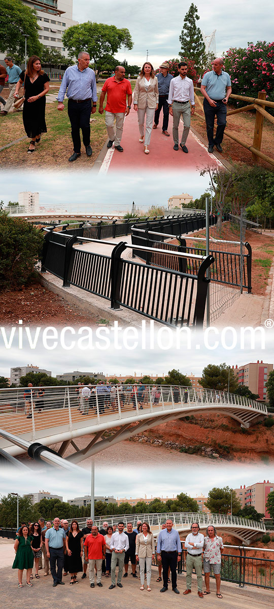 Finalizan las obras de la Ribera del Riu Sec con pasarela ciclopeatonal que mejoran la conectividad entre barrios y revitalizan el entorno natural 
