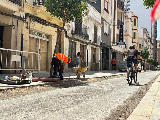 La calle San Francisco encara la última semana de obras y estará abierta desde el jueves