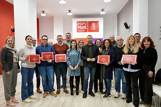 Samuel Falomir reúne los avales para revalidar el liderazgo del PSPV de Castelló e inicia la ruta por la provincia para sumar ideas y fuerzas