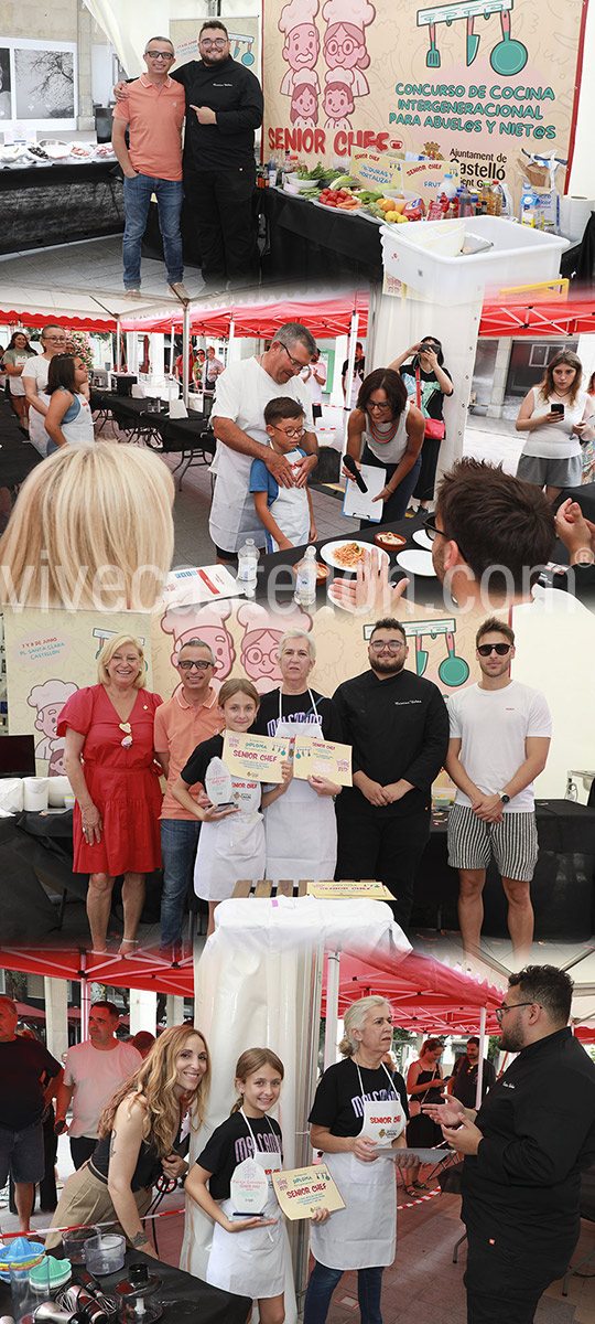 Mª Cruz Notari y su nieta Noa Valero ganan la primera edición del concurso Senior Chef Mª Cruz Notari y su nieta Noa Valero ganan la primera edición del concurso Senior Chef