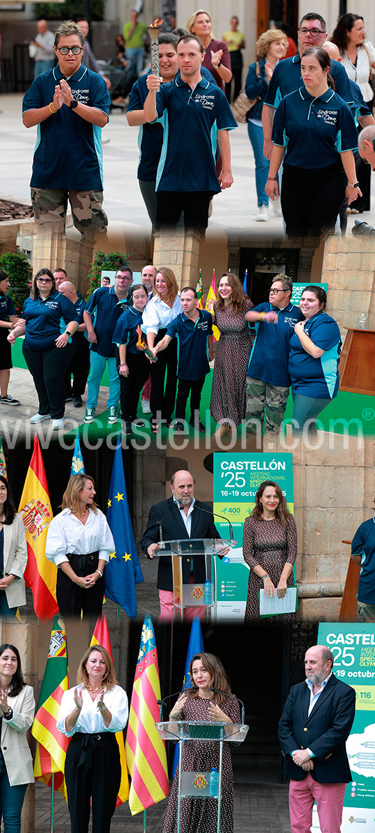 Castellón recibe la antorcha del Meeting International Special Olympics Castellón recibe la antorcha del Meeting International Special Olympics