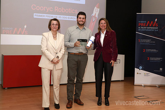 Cooryc Robotics gana el primer Premio al Talento Emprendedor de la UJI y el Ayuntamiento de Castellón para las mejores empresas de creación reciente con su propuesta innovadora de robótica colaborativa